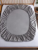 Простыня на резинке - Свой размер на заказ - Серого цвета