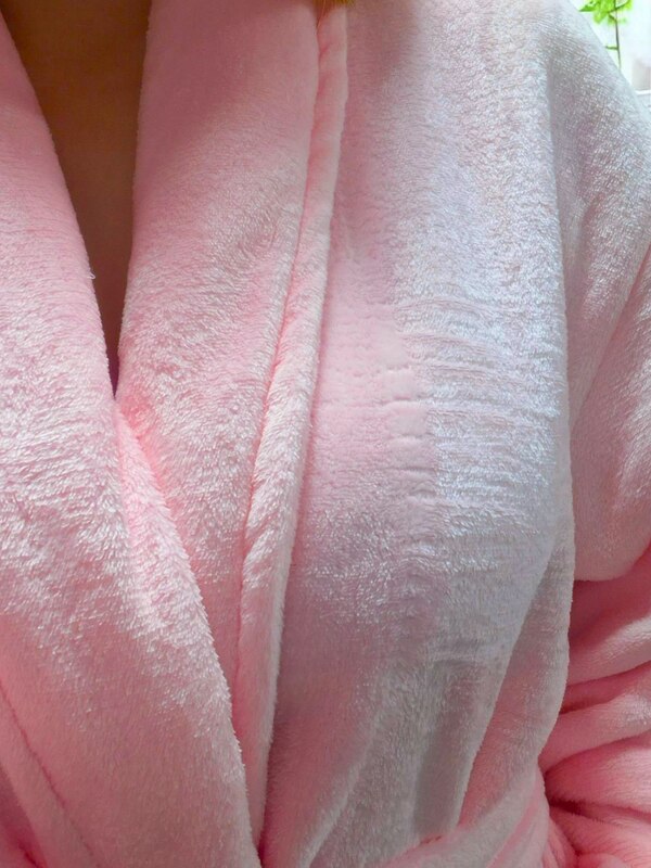 Халат - Микрофибра - Розовый - 11489