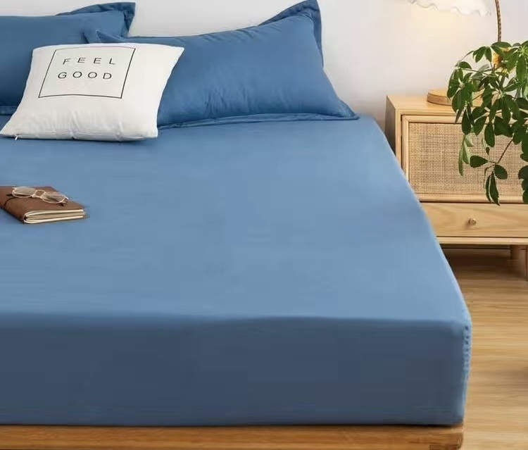 Простыня на резинке - 160x200x25 cм - Металлик - 11640