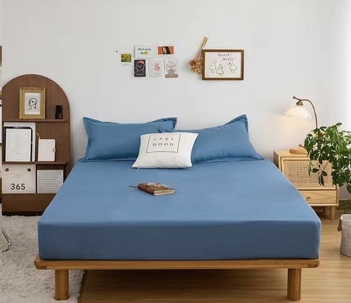 Простыня на резинке - 160x200x25 cм - Металлик - 11640