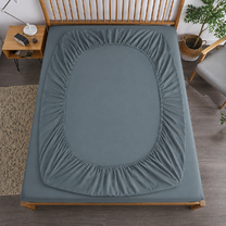 Простыня на резинке - 160x200x25 cм - Полынь - 11717