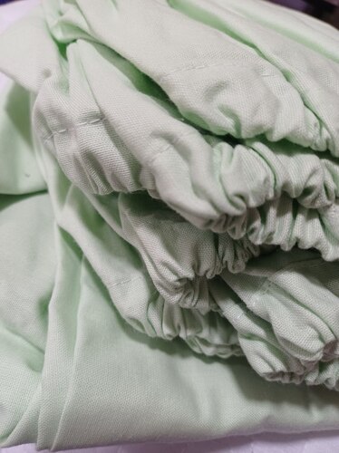 Простыня на резинке - 140x200x25 cм - Фисташковая - 11267
