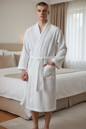 Хalat - vafli - oq - 11284